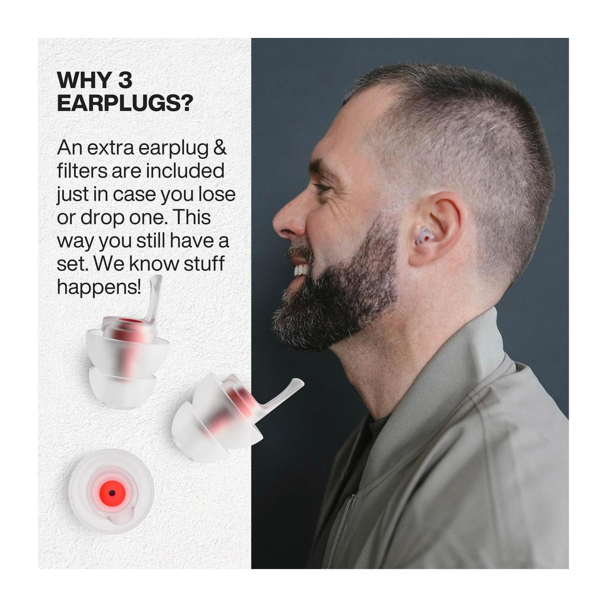 Earpeace Music Reusable Hearing Protection Earplugs EARPEACE