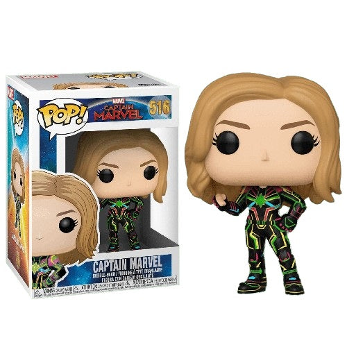 Funko Pop Captain Marvel Neon Sui Funko