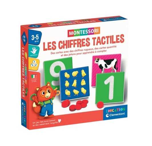 Clementoni Les Chiffres Tactiles - Montessori Clementoni