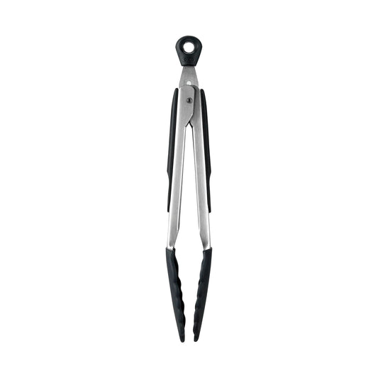 LOCKING TONGS WITH SILICONE HEADS OXO