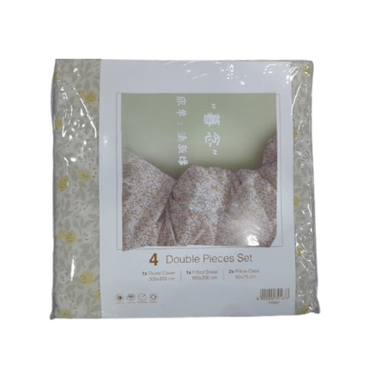 Fitted Sheet Single 4 pcs