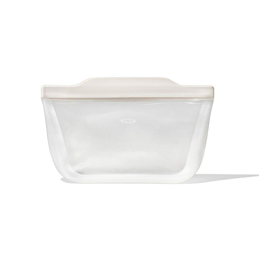 SILICONE REUSABLE BAG-STAND-UP QUART 32OZ - OAT OXO