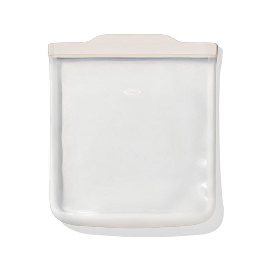 SILICONE REUSABLE BAG HALF GALLON BAG 64OZ - OAT OXO