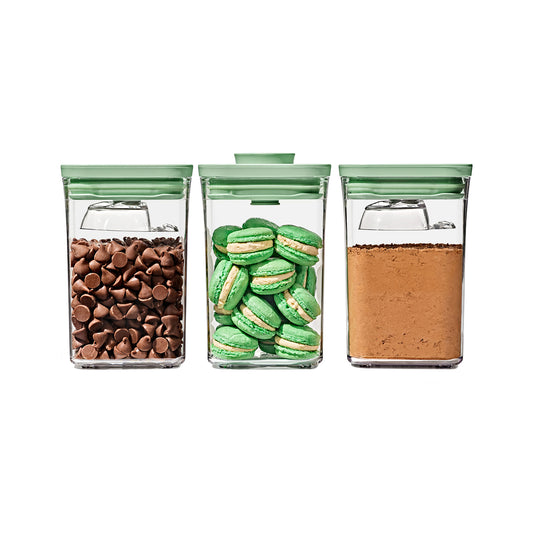 POP CONTAINER 3 PIECE SET WITH MINI SCOOPS OXO