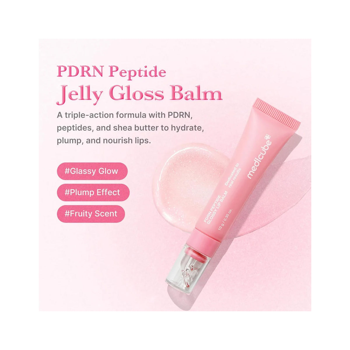 PDRN Peptide Glossy Lip Balm MEDICUBE