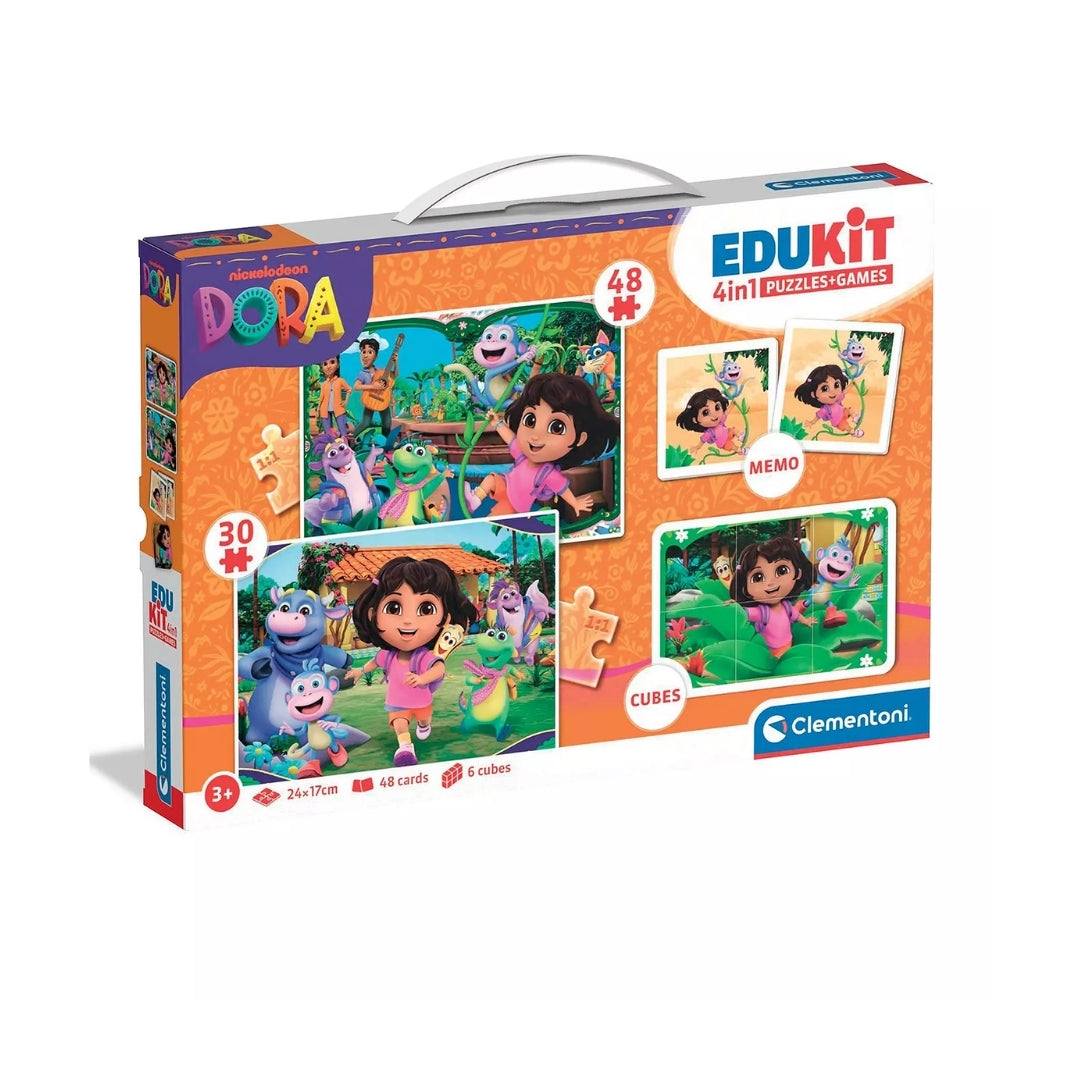 Clementoni Edukit 4 In 1 Dora Puzzle Clementoni