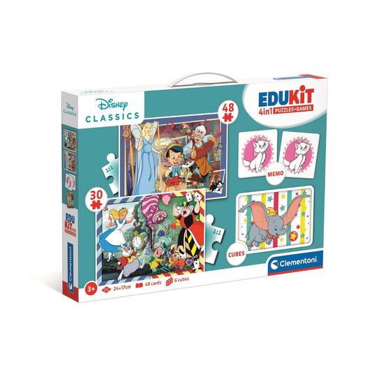Clementoni Disney Classic Edukit 4 In 1 Puzzle Clementoni