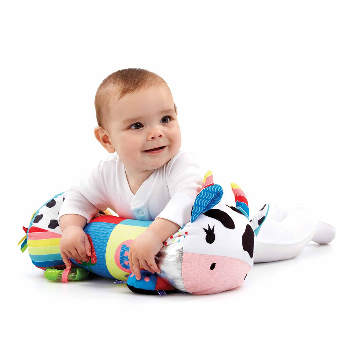Elc Blossom Farm Martha Moo Tummy Time Roller Early Learning Centre