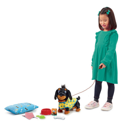 Pitter Patter Pets Wiggle Jiggle Dachshund Deluxe Electronic Pet Addo