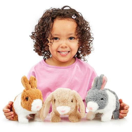 Pitter Patter Pets Brown Teeny Weeny Bunny Electronic Pet Addo
