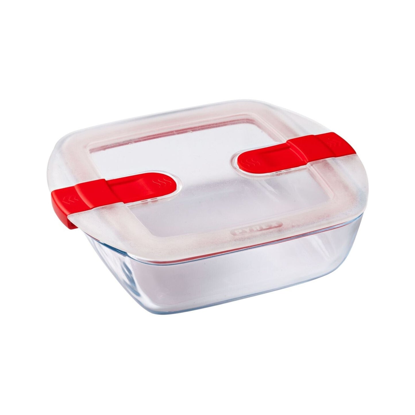 PY 211PH00 SQU DISH 20X17+LID PYREX