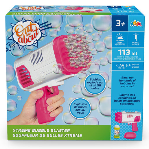 Out and About Xtreme Bubble Blaster (Pink) Addo