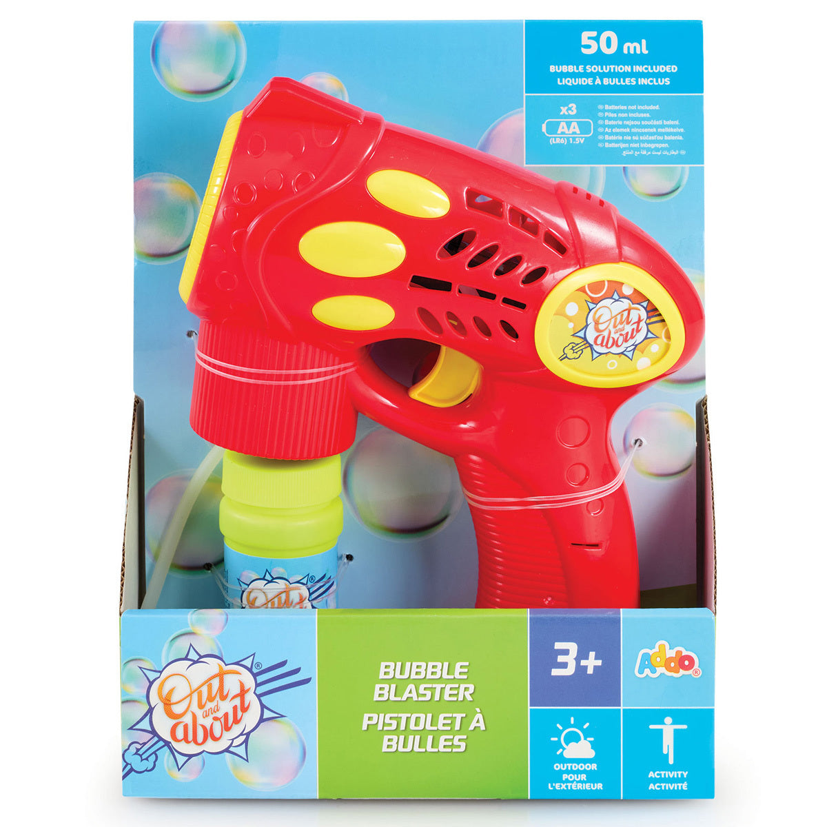 Out and About Bubble Blaster Assorted Addo
