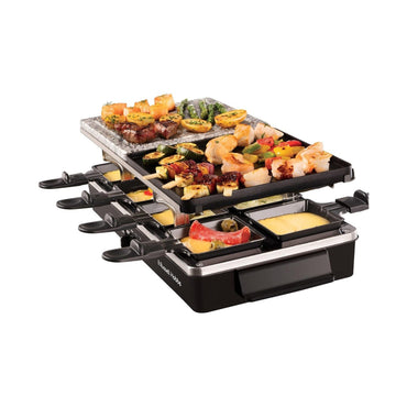 Russell Hobbs Raclette Non Stick 1400w 8 square Pans