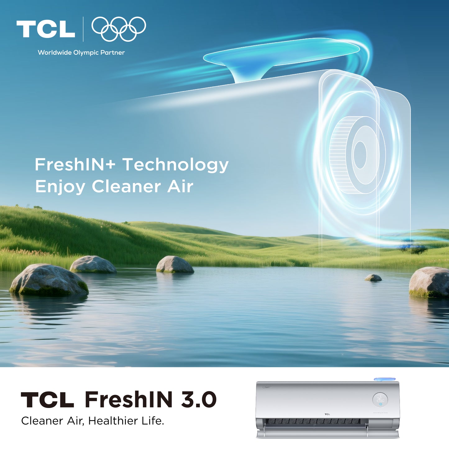 TCL Air Conditioner Split FRESHIN 12000BTU Inverter Gen Mode