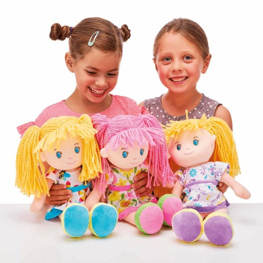 Snuggle Buddies 40cm Rag Doll Assorted color Addo