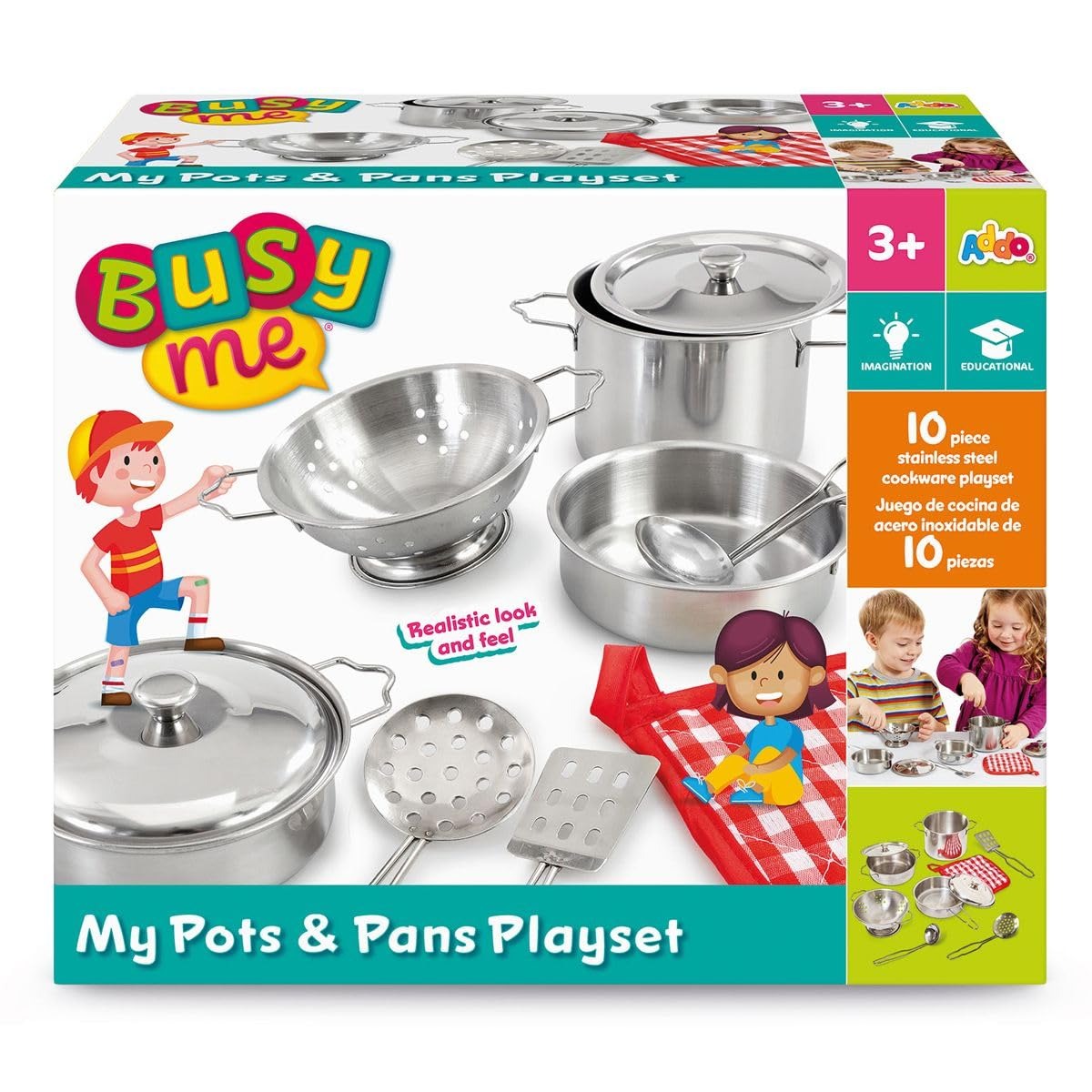 Busy Me My Pots and Pans Playset Addo