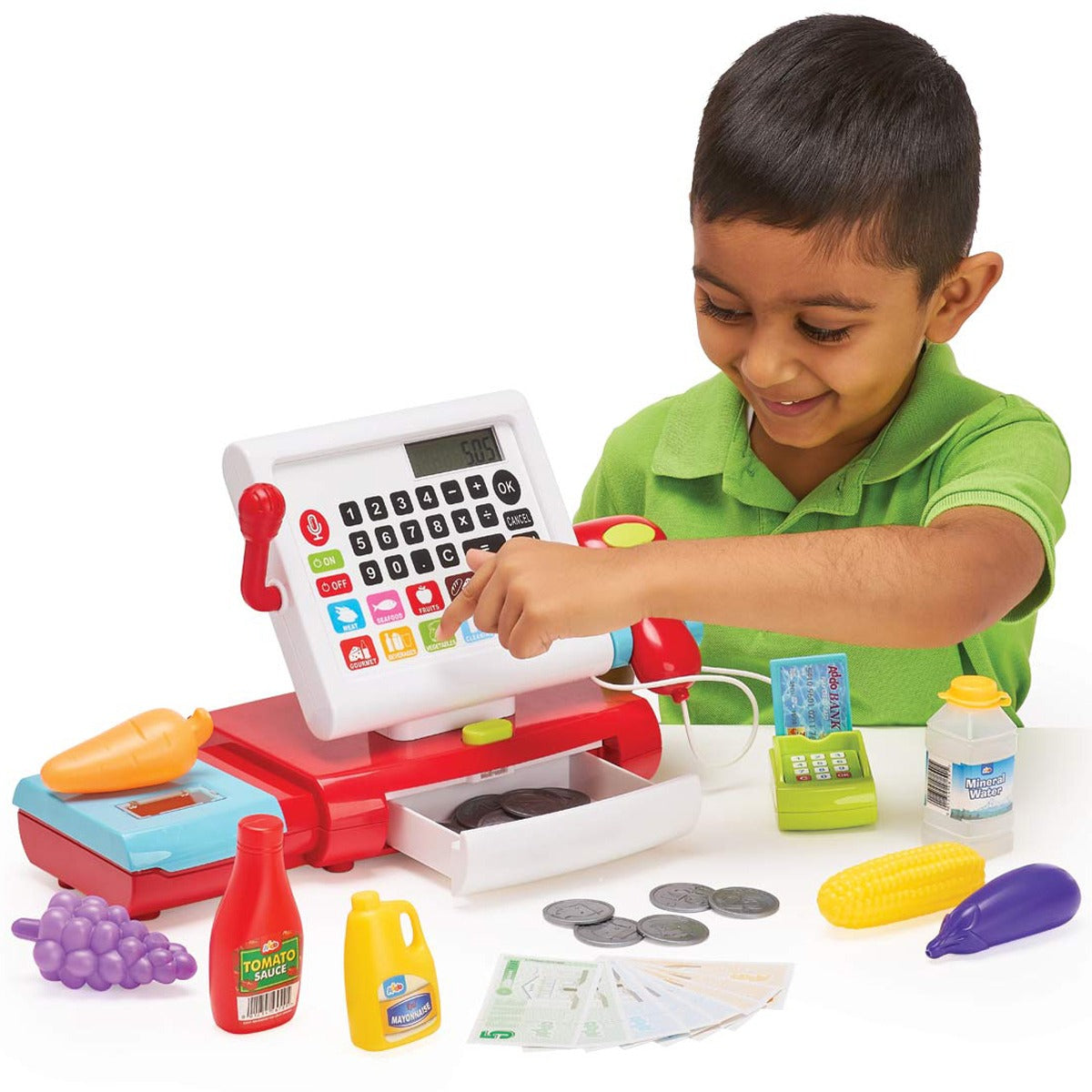 Busy Me Electronic Cash Register Playset Addo