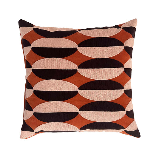 Decorative Cushion – Beige, Orange & Pink ORCA HOME