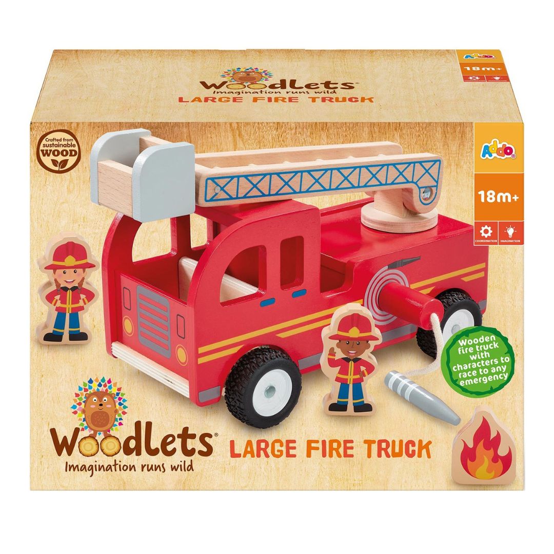 Wooden Fire Truck Addo