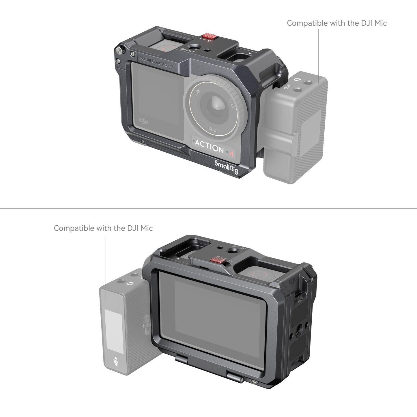 SmallRig Cage for DJI Osmo Action 4 / 3 4119B - Cinegear Middle-East S.A.L