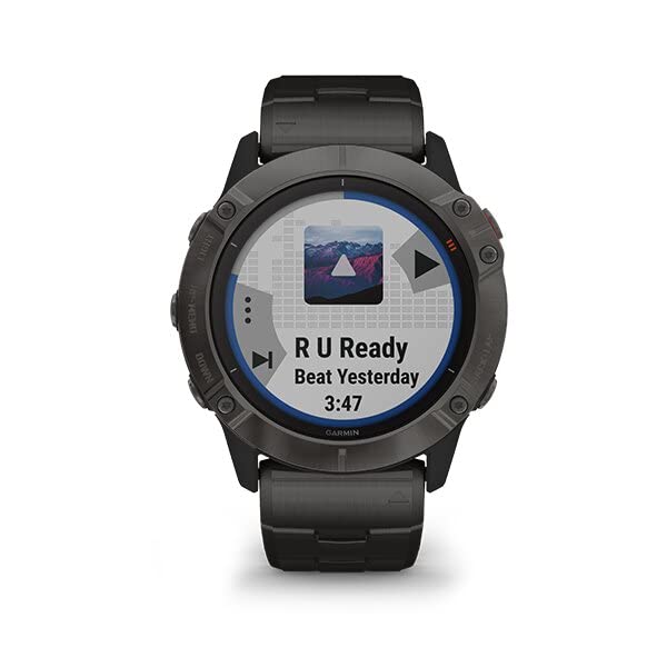 Garmin Fenix 6X Pro Solar Edition Smart Watch - Black