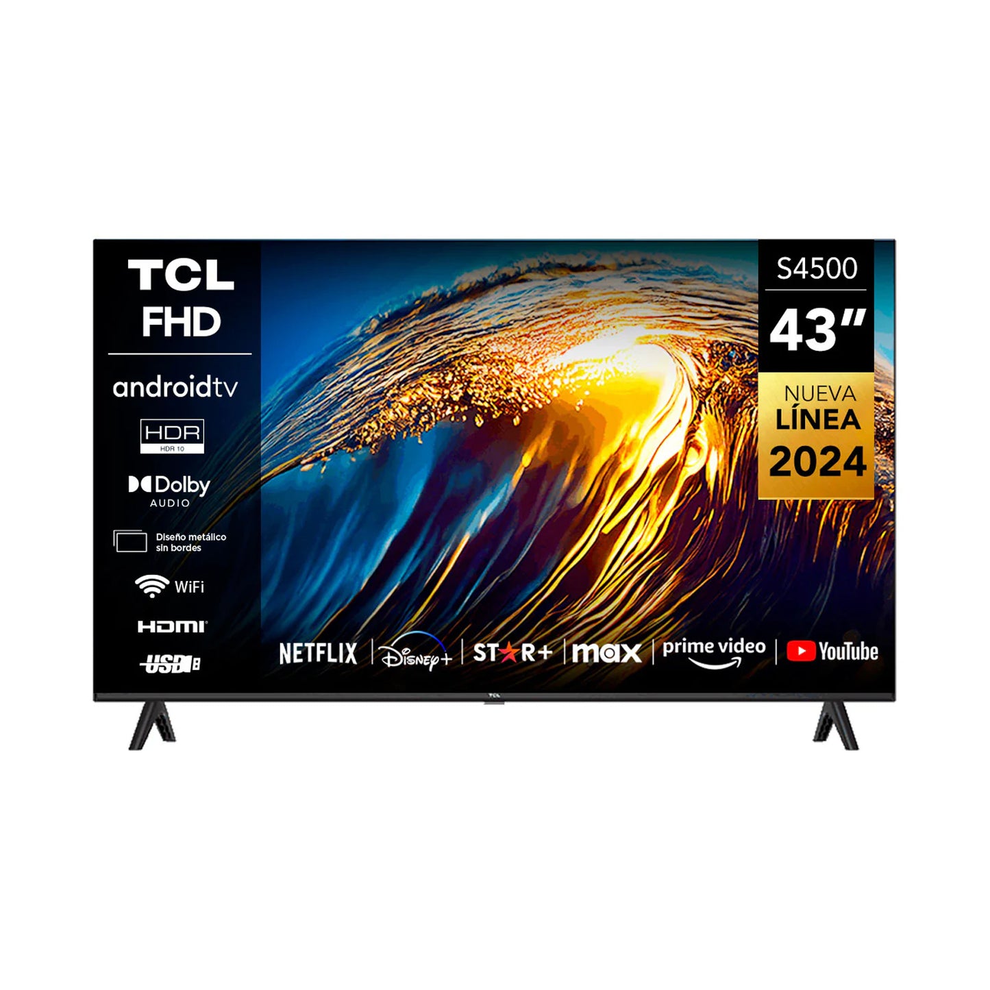TCL Frameless 43" Full HD HDR Smart Android TV