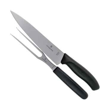 Swiss Classic Carving Set, 2 pieces black