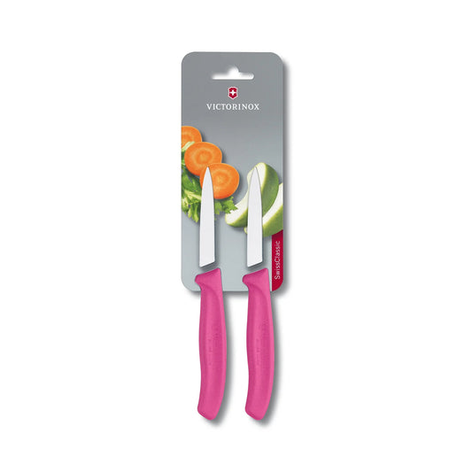 Swiss Classic Paring Knife Set 2 Pink