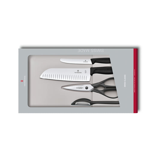 VX KTCHN SET 4P BLK 6.7133.4G VICTORINOX