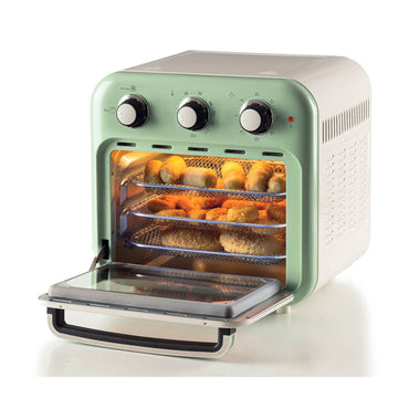 Vintage Air Fryer Oven 16L, 1400W, Rotisserie, Green ARIETE