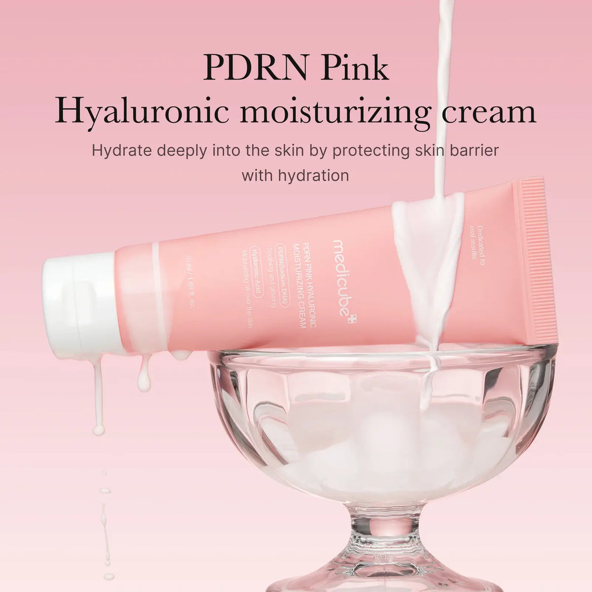 PDRN Pink Hyaluronic Moisturizing Cream 50 ML MEDICUBE