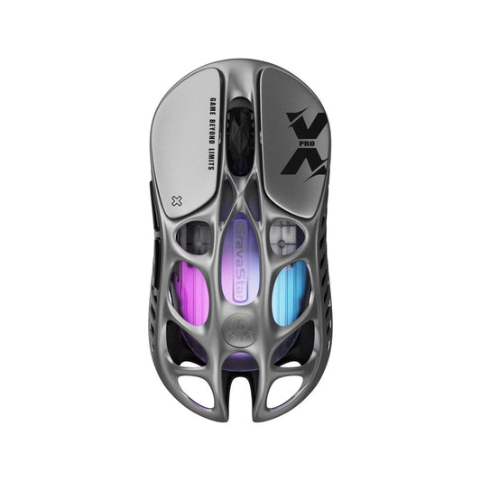 GravaStar Mercury X Pro 8KHz Wireless Gaming Mouse Silver