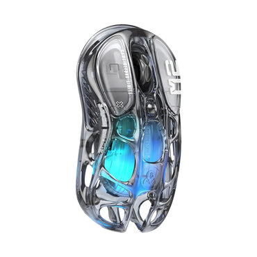 Gravastar Mercury M2 Tri-Mode Gaming Mouse Transparent Black