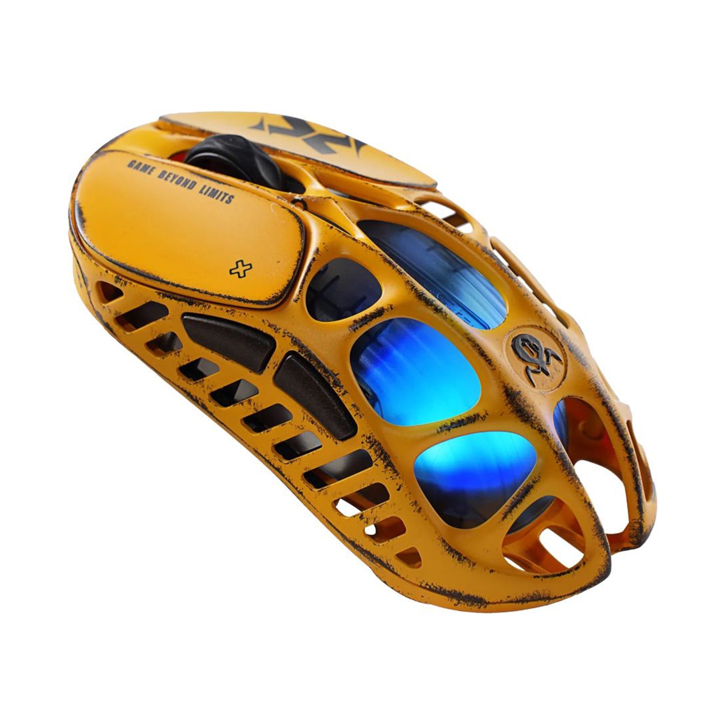 Gravastar Mercury X Pro Rgb Gaming Mouse Battle Worn Yellow - Abed Tahan