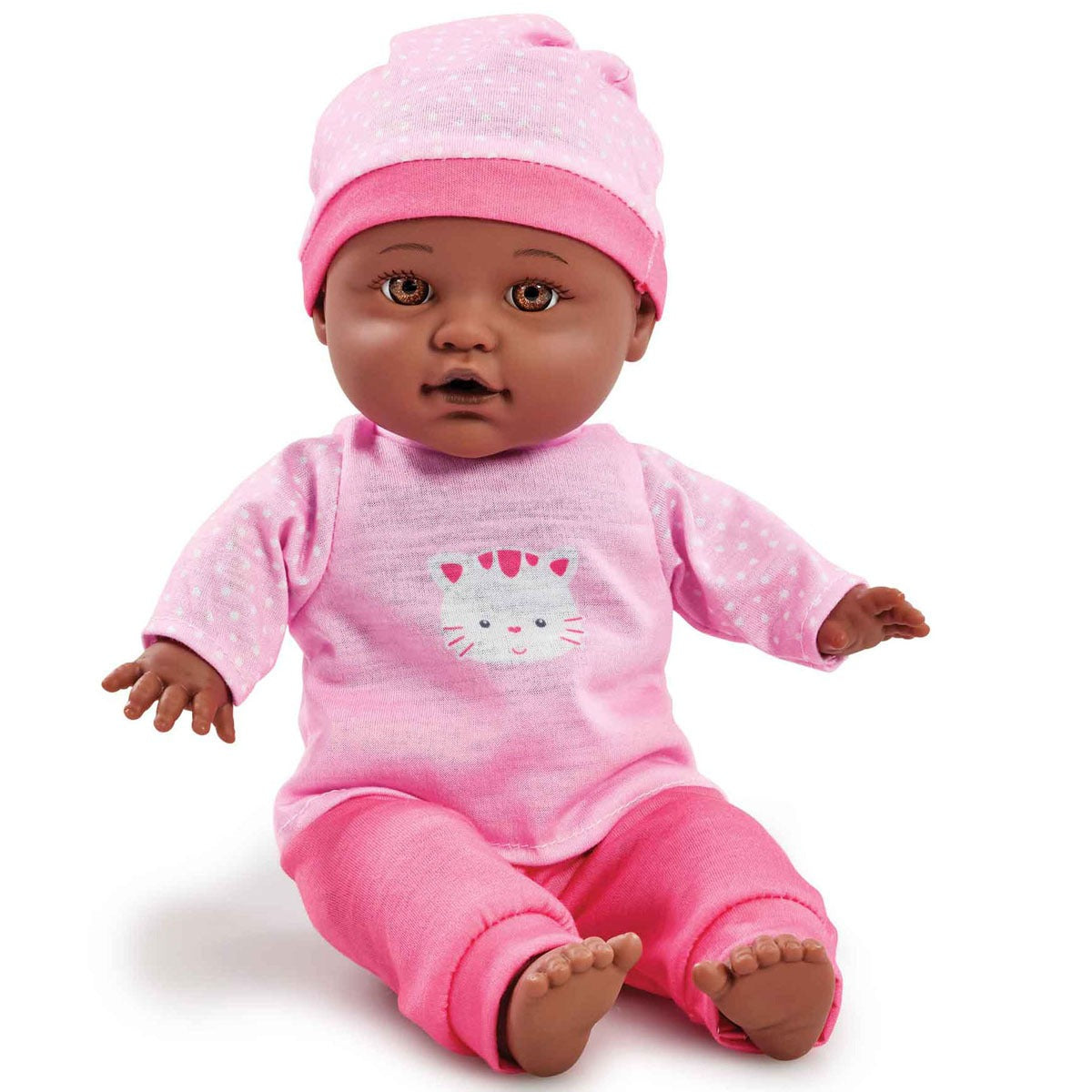 Be My Baby Cuddly Baby Doll in Cat Outfit Addo