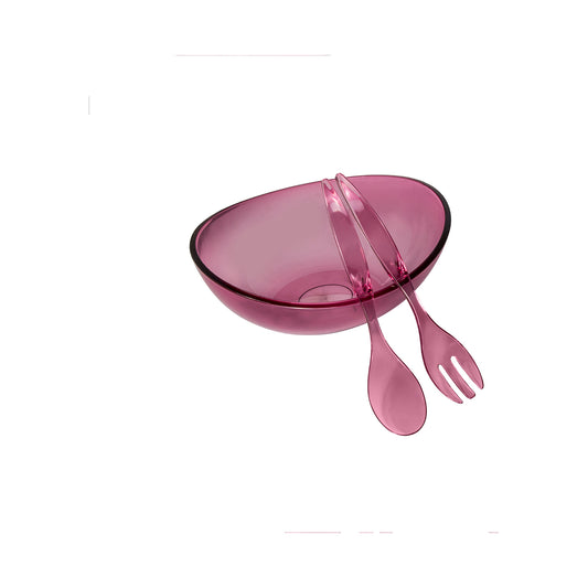 PLUM ACRYLIC 3pcs Bowl Set 3.3L