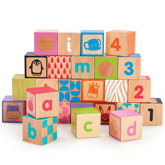 Wooden Alphabet Blocks