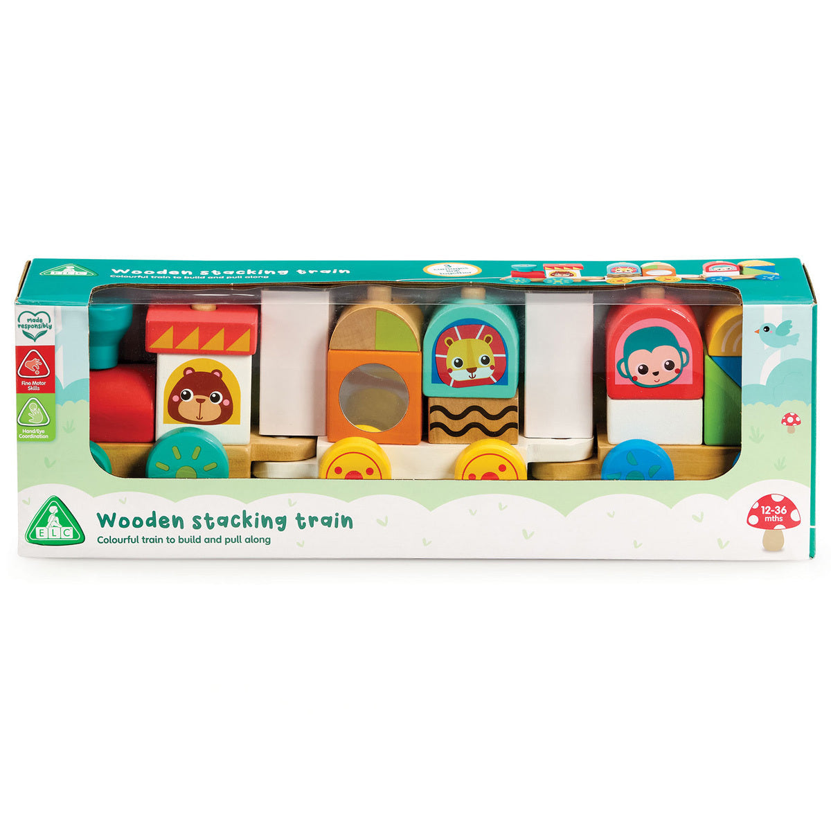 Wooden Stacking Train Early Learning Centre
