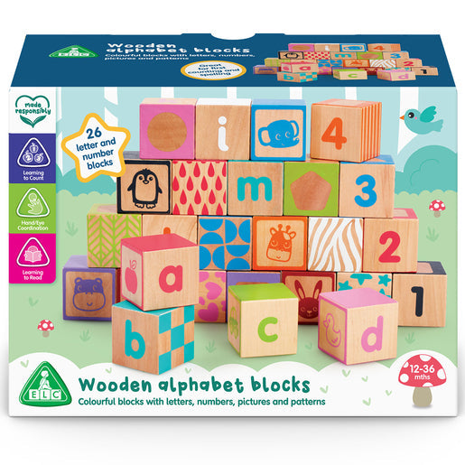 Wooden Alphabet Blocks Early Learning Centre