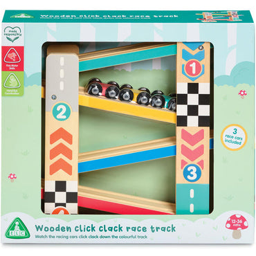 Wooden Click Clack Race Track