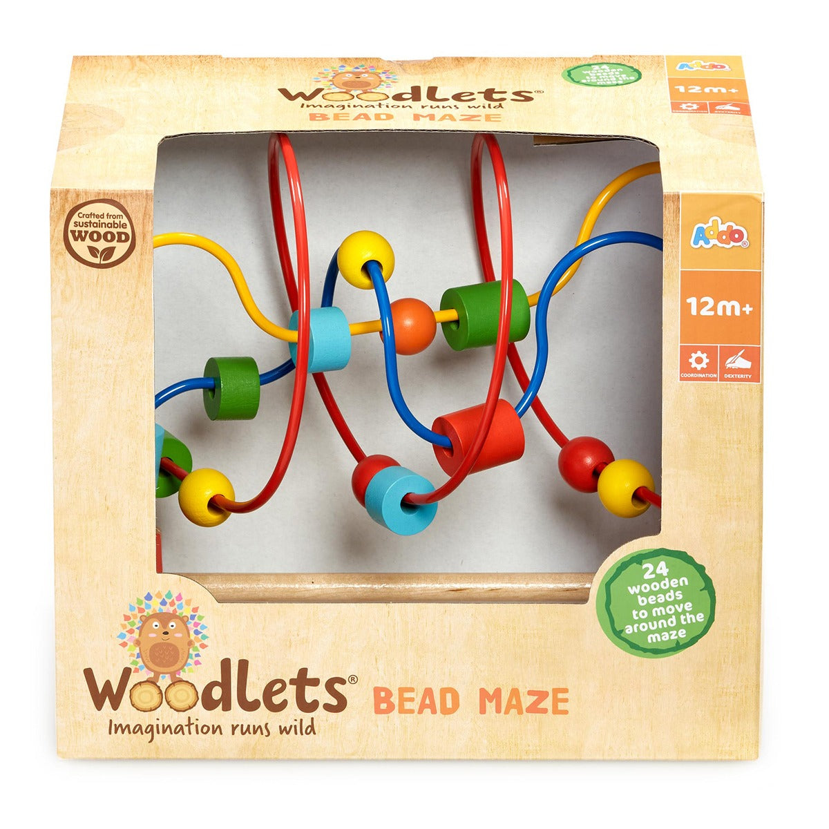 Woodlets Bead Maze Addo