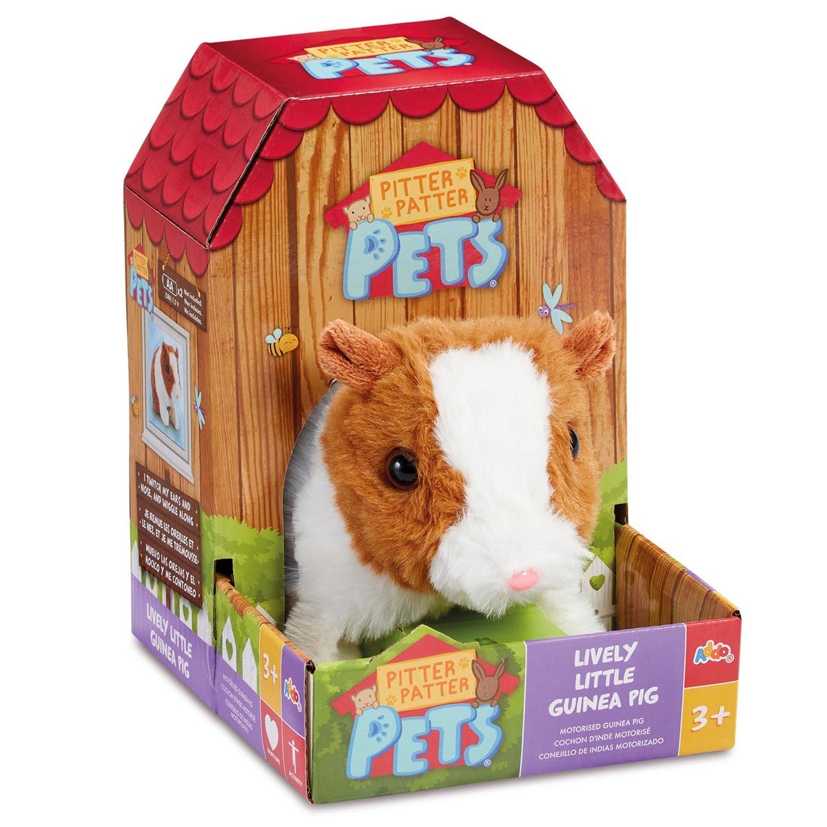 Pitter Patter Pets Lively Little Guinea Pig Electronic Pet Addo