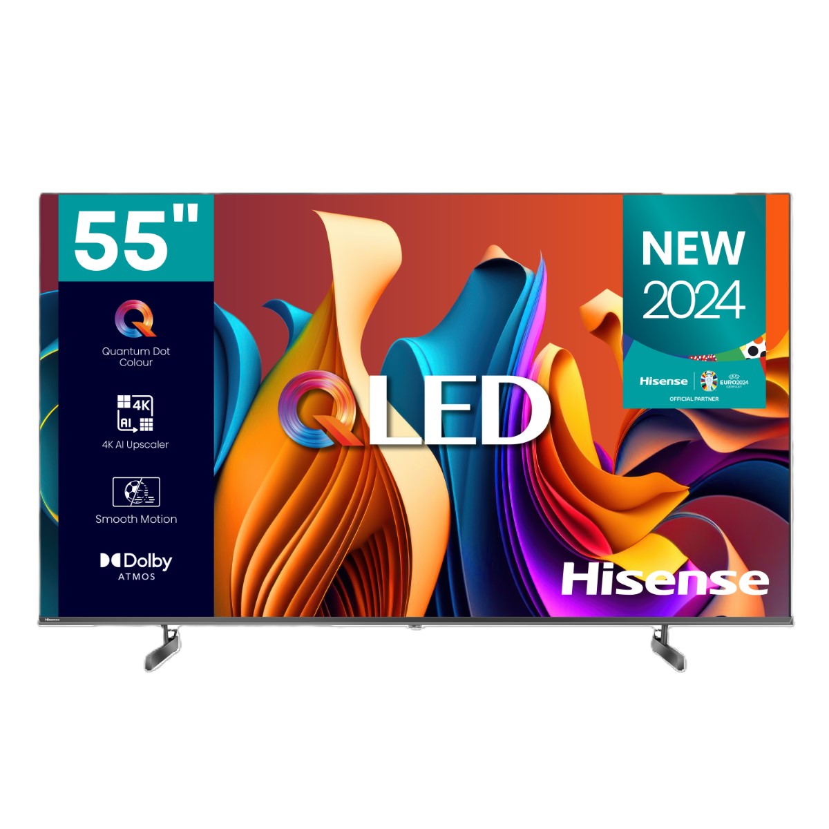 Hisense 4K QLED, VIDAA OS, Quantum Dot Colour Built-in Alexa