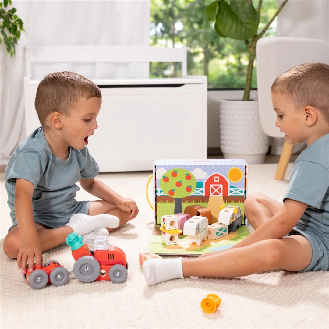 Melissa & Doug Blockables Building Set Farm Melissa & Doug