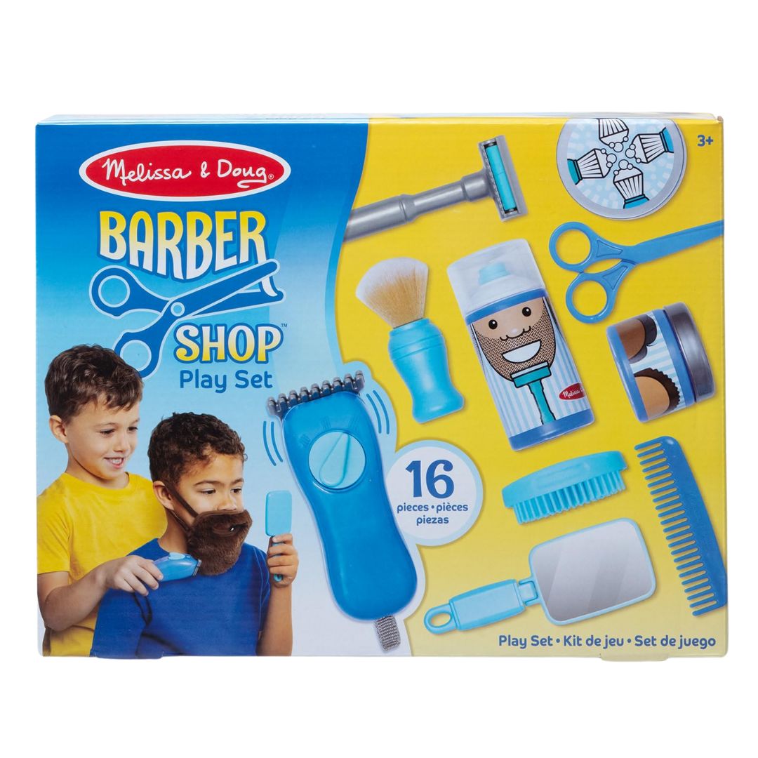 Melissa & Doug Barber Shop Pretend Play Set Melissa & Doug