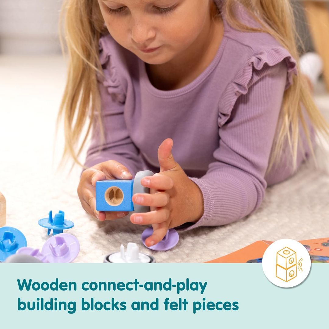 Melissa & Doug Blockables Town Play Set Wooden Blocks Melissa & Doug