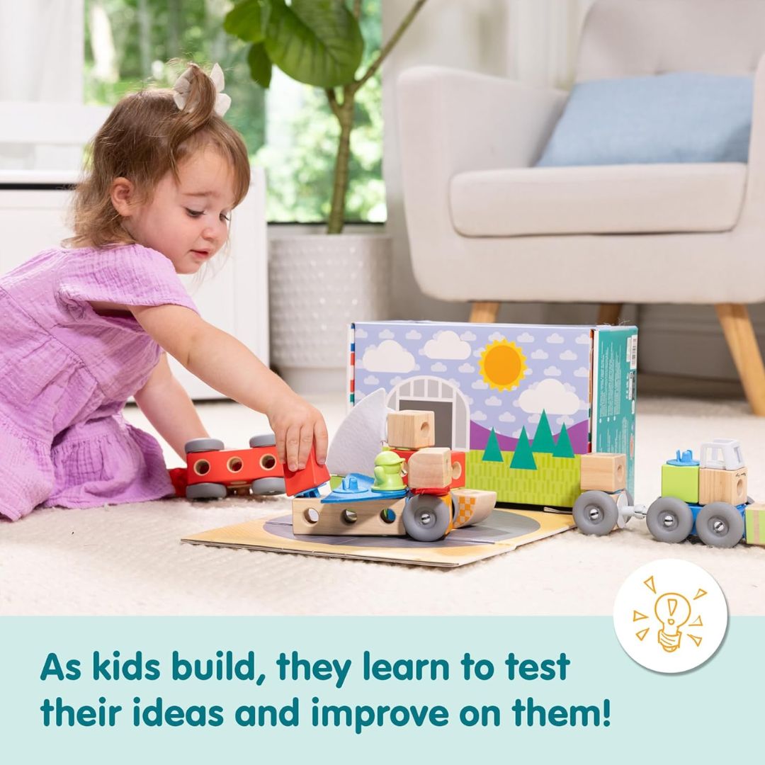Melissa & Doug Blockables Vehicles Play Set Melissa & Doug