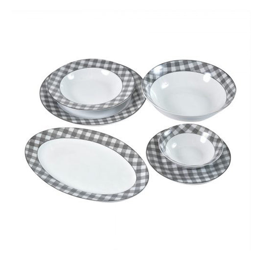 DINNER SET 26 PCS GREY