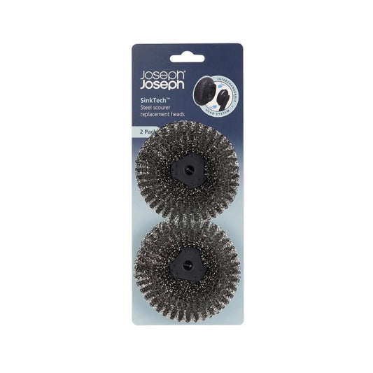 Joseph Joseph Sink Tech Steel Scourer Repl.Heads JOSEPH